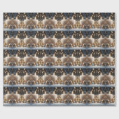 ホリデーキャンドルホリデーラッピング紙 ラッピングペーパー (フラット)