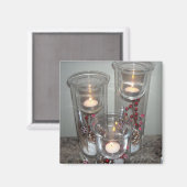 ホリデーキャンドルライト マグネット (正面/裏面)