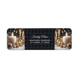 ホリデーキャンドル差出人住所 ラベル