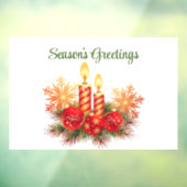 ホリデーキャンドル窓にしがみつく ウィンドウサイン (シート3)