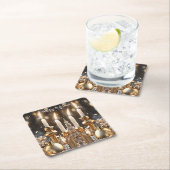 ホリデーキャンドル紙コースター スクエアペーパーコースター (インサイチュ)