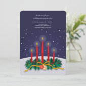 ホリデーキャンドル 招待状 (スタンド正面)