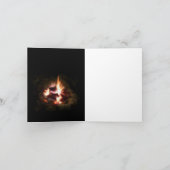 ホリデーキャンプファイアノートカード シーズンカード (内部)