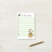 ホリデーキリン ポストイット (デスク上)