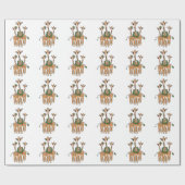 ホリデーキリン ラッピングペーパー (フラット)