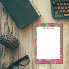 ホリデーキルトパーソナライズされたポストイットノート ポストイット