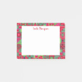 ホリデーキルトパーソナライズされた ポストイット (正面)