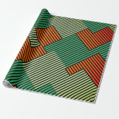 ホリデーギフトアイディアおもしろいアートカラー ラッピングペーパー (アンロールド)