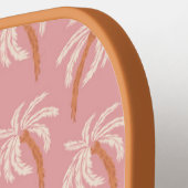 ホリデーギフトボホパーム名前をカスタムする ピックルボールラケット (左詳細)