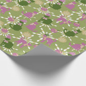 ホリデーギフトラッピング紙 ラッピングペーパー (角)