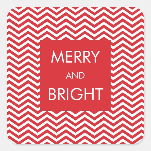 ホリデーギフトラッピング::トレンディーリトルクリスマス1 スクエアシール (正面)