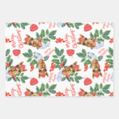 ホリデーギフトラップクリスマスカメルバンドル ラッピングペーパーシート (正面2)