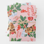 ホリデーギフトラップクリスマスカメルバンドル ラッピングペーパーシート (インサイチュ)