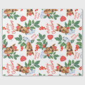 ホリデーギフトラップクリスマスカメル ラッピングペーパー (フラット)