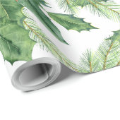 ホリデーギフトラップホリーベリー ラッピングペーパー (ロールコーナー)