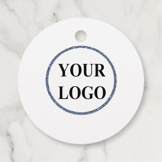 ホリデーギフトラベルエンクロージャー追加ロゴエレガントパイン フェイバータグ (裏面)