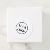 ホリデーギフトラベルエンクロージャー追加ロゴエレガントパイン フェイバータグ (インサイチュ)