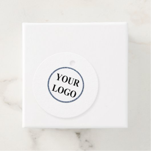 ホリデーギフトラベルエンクロージャー追加ロゴエレガントパイン フェイバータグ (インサイチュ)