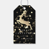 ホリデーギフトラベルシャンペーン金ゴールドトナディースパーク ギフトタグ (正面)