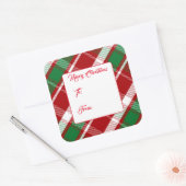 ホリデーギフトラベルシール スクエアシール (封筒)