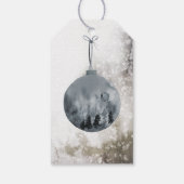 ホリデーギフトラベルパインリースクリスマスホリデイ ギフトタグ (裏面)