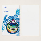 ホリデーギフトラベル (正面&裏面)