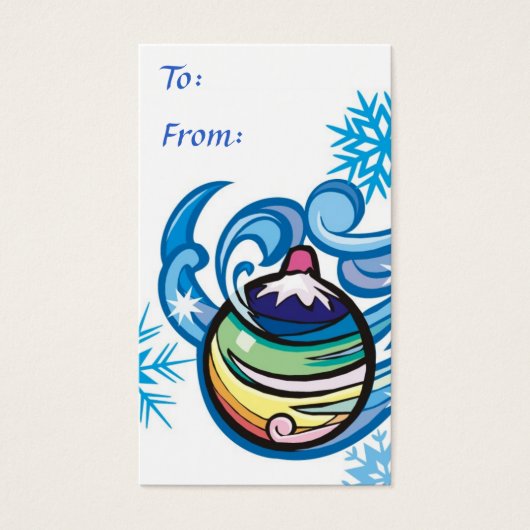 ホリデーギフトラベル (正面)