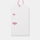 ホリデーギフトラベル ギフトタグ (裏面)