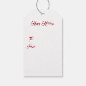 ホリデーギフトラベル – クリスマスナツクラッカー ギフトタグ (裏面)