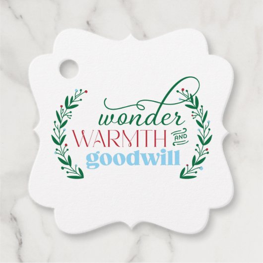 ホリデーギフトラベル フェイバータグ (正面)