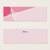 ホリデーギフトラベル::モデニスタスノーフレークL4 (正面&裏面)