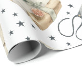 ホリデーギフトヴィンテージスタイルラッピング紙 ラッピングペーパー (ロールコーナー)