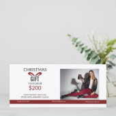ホリデーギフト券カード (スタンド正面)
