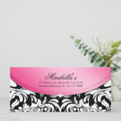 ホリデーギフト証明書クラスダマスクパターン (スタンド正面)