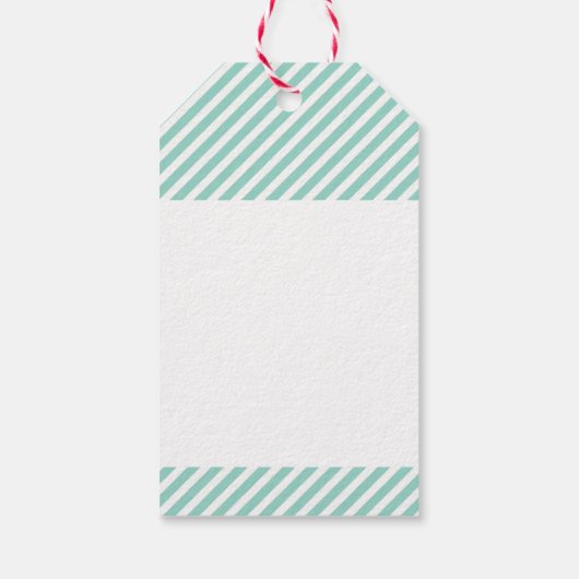 ホリデーギフト かわいい カラフルなクリスマス タイプで楽しく ギフトタグ (裏面)