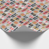 ホリデーギフト ラッピングペーパー (角)