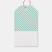 ホリデーギフト　楽しいカラフルなクリスマススタイル ギフトタグ (裏面)