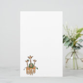 ホリデーギラフェス 便箋 (スタンド正面)