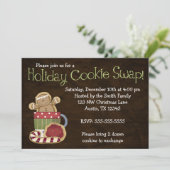 ホリデークお洒落ッキースワップ招待状 招待状 (スタンド正面)