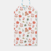 ホリデークッキーとココアレッドメリークリスマス ギフトタグ (裏面)