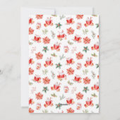 ホリデークッキーとココアレッドメリークリスマス シーズンカード (裏面)