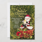 ホリデークッキーエクスチェンジクリスマスパーティの招待状 招待状 (正面)