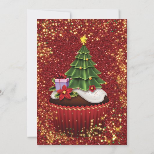 ホリデークッキーエクスチェンジクリスマスパーティの招待状 招待状 (裏面)