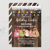 ホリデークッキーエクスチェンジ招待状 招待状 (正面/裏面)