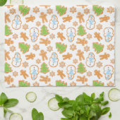 ホリデークッキーキッチンタオル キッチンタオル (折り畳み)