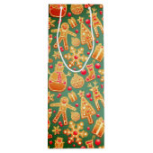 ホリデークッキーサンタ ワインギフトバッグ (裏面)