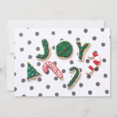 ホリデークッキースワップ招待状 招待状 (裏面)