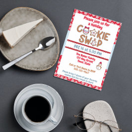 ホリデークッキースワップ招待状 招待状