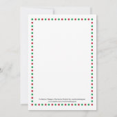 ホリデークッキースワップ招待状 招待状 (裏面)