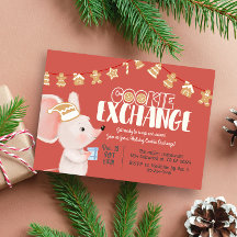 ホリデークッキー交換かわいいマウス